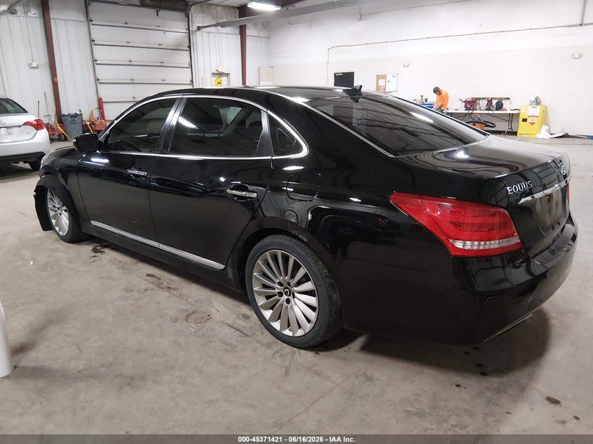 Vin: kmhgh4jh7fu099738, lot: 45869407, hyundai equus signature 20153