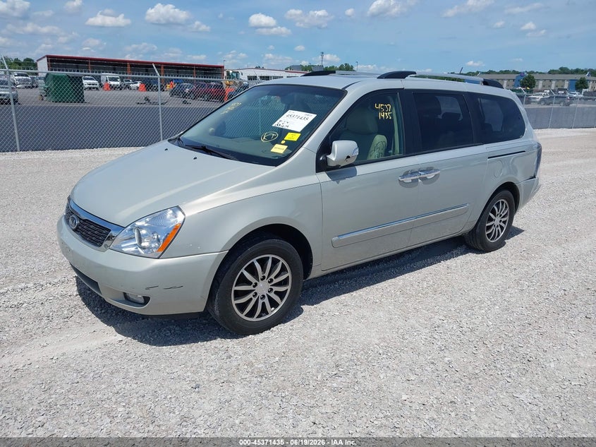 Vin: kndmh4c74c6497081, lot: 45869423, kia sedona ex 20122