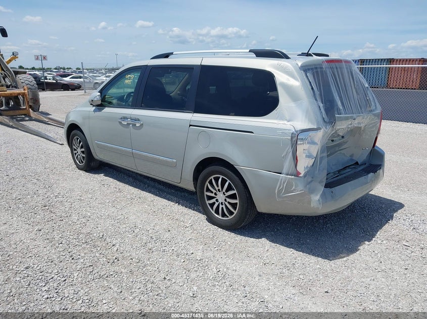 Vin: kndmh4c74c6497081, lot: 45869423, kia sedona ex 20123