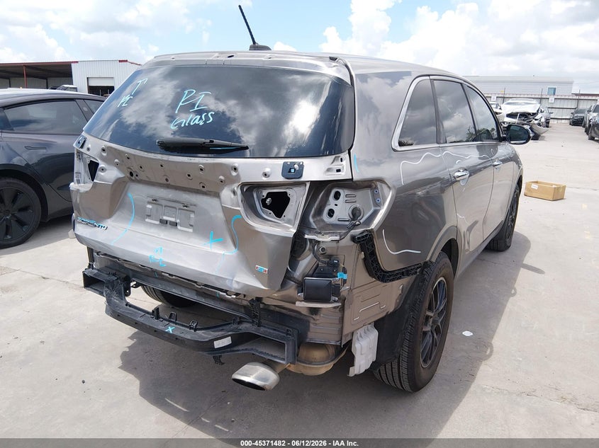 Vin: 5xypg4a37kg454608, lot: 45869468, kia sorento 2.4l lx 20194