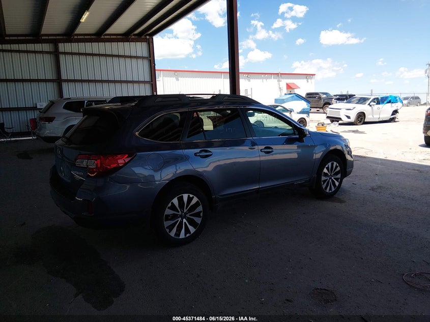 2016 SUBARU OUTBACK auction photo 4