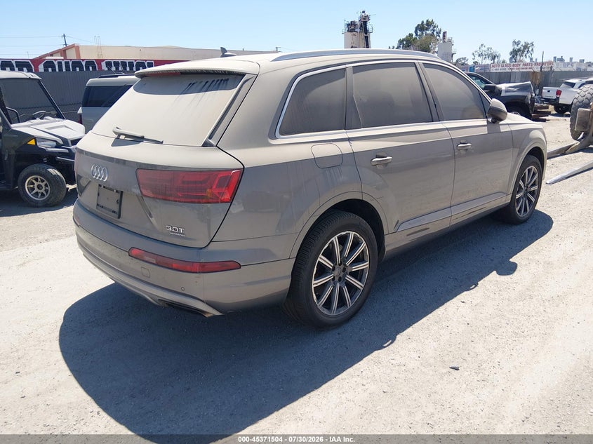 Vin: wa1laaf71hd024262, lot: 45869490, audi q7 3.0t premium 20174