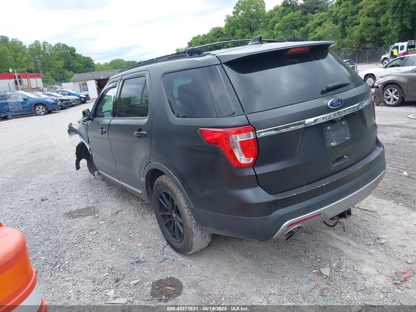Vin: 1fm5k8dh4gga61475, lot: 45869517, ford explorer xlt 20163