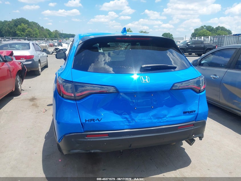2026 Honda Hr-V 2Wd Sport VIN: 3CZRZ1H54TM727818 Lot: 45371579
