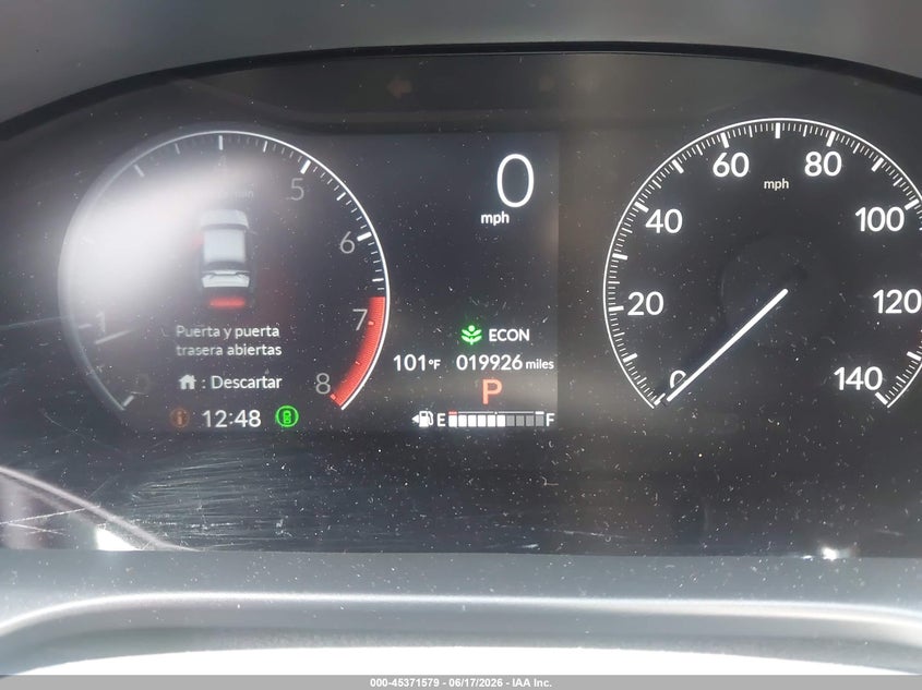 2026 Honda Hr-V 2Wd Sport VIN: 3CZRZ1H54TM727818 Lot: 45371579