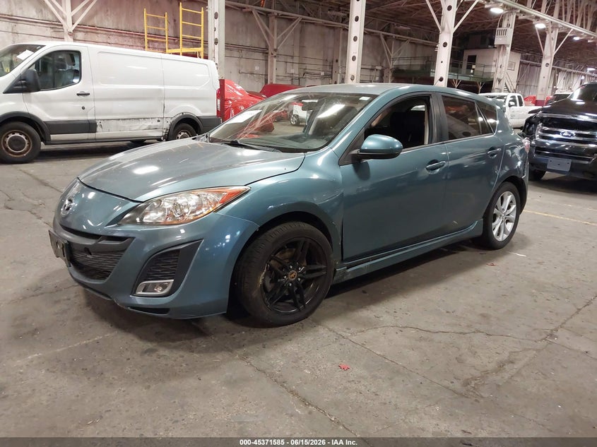 Vin: jm1bl1k68b1452265, lot: 45869571, mazda mazda3 s sport 20112