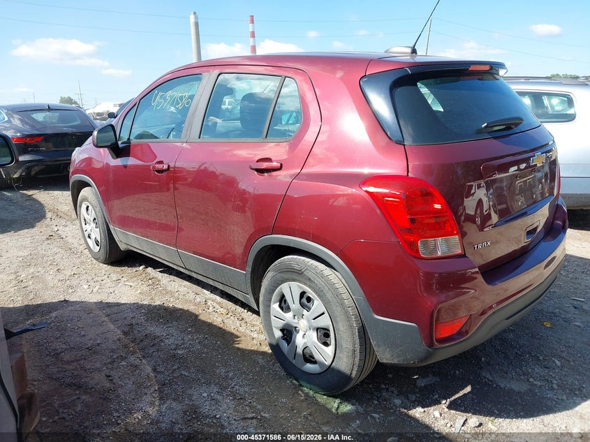 2017 CHEVROLET TRAX SPORT UTILITY VEHICLE 1.4L I-4 DOHC, VVT, TURBO, 138HP