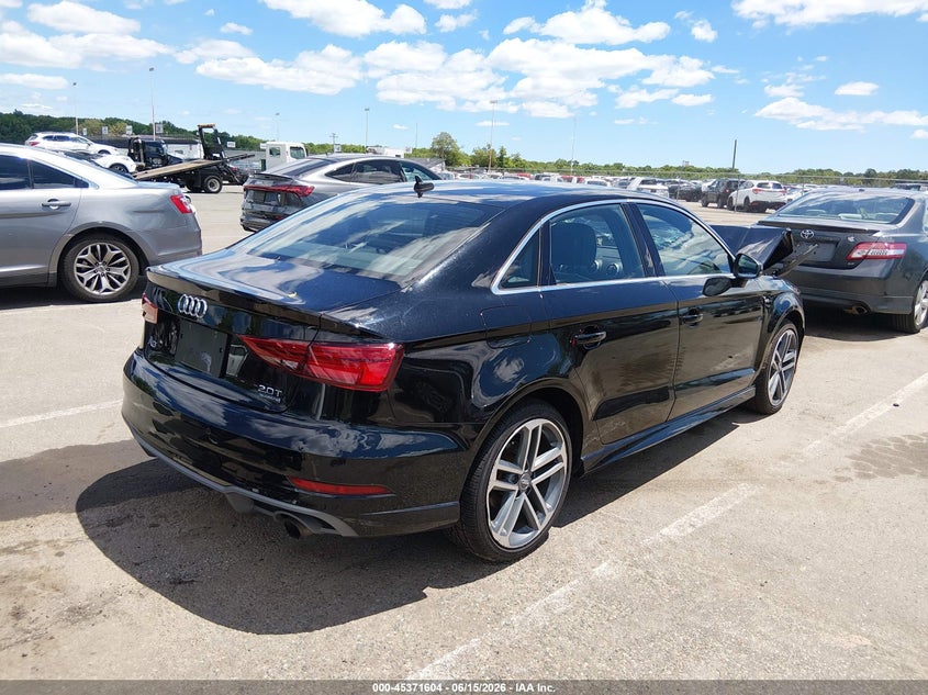 Vin: wauj8gff6j1063789, lot: 45869590, audi a3 2.0t premium/2.0t tech premium 20184