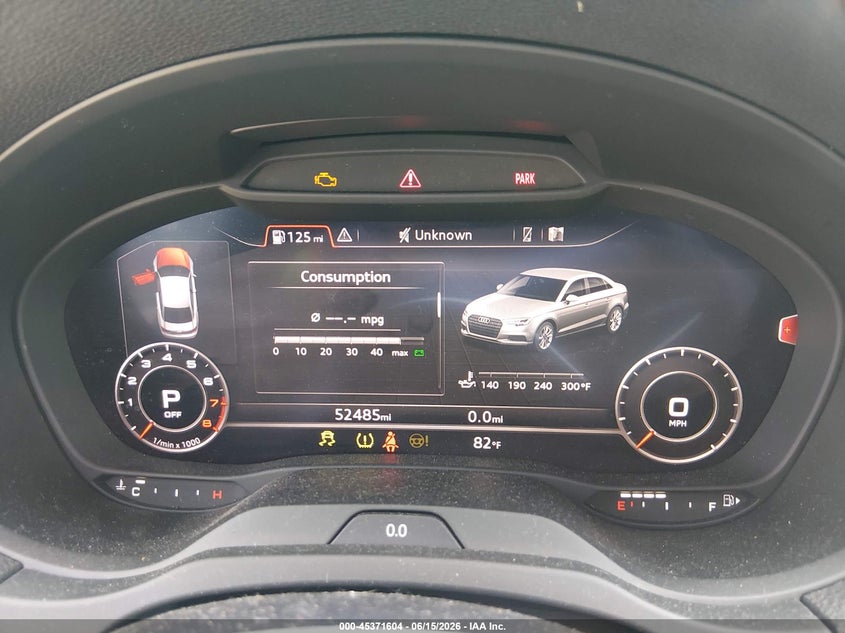 2018 Audi A3 2.0T Premium/2.0T Tech Premium VIN: WAUJ8GFF6J1063789 Lot: 45371604