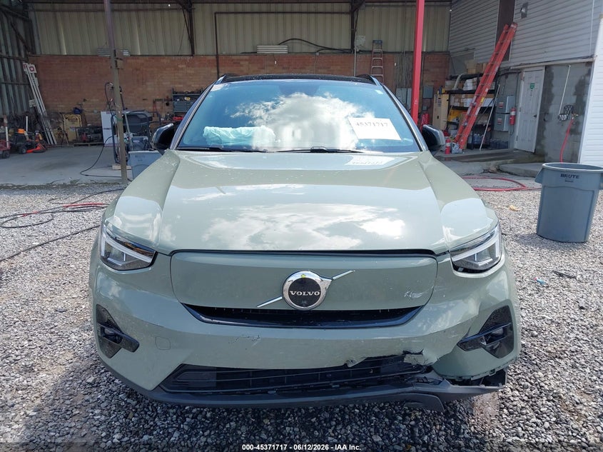 2023 Volvo Xc40 Recharge Pure Electric Twin Plus VIN: YV4ED3UL3P2052721 Lot: 45371717