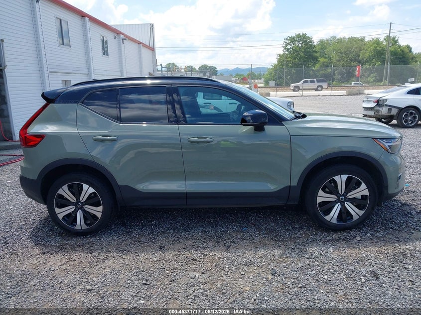 2023 Volvo Xc40 Recharge Pure Electric Twin Plus VIN: YV4ED3UL3P2052721 Lot: 45371717