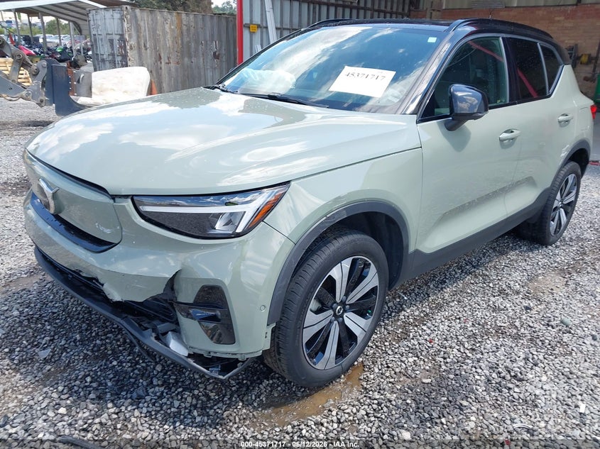 2023 Volvo Xc40 Recharge Pure Electric Twin Plus VIN: YV4ED3UL3P2052721 Lot: 45371717