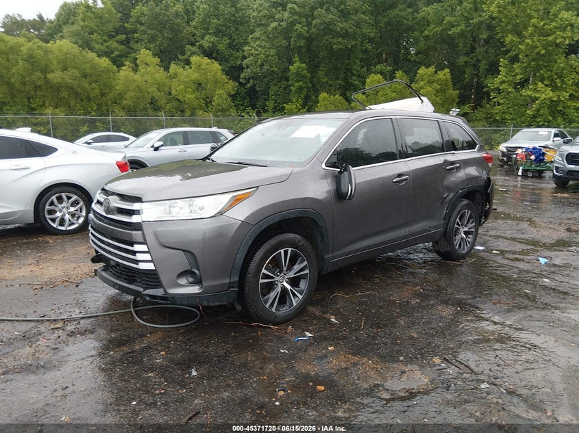 Vin: 5tdzarfh9hs032363, lot: 45869706, toyota highlander le 20172