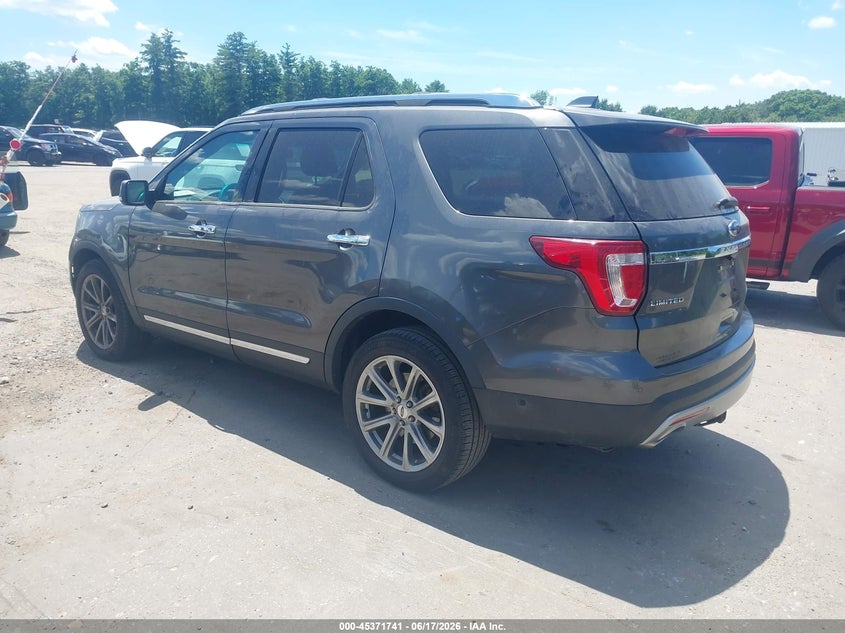 Vin: 1fm5k8fh7gga54839, lot: 45869726, ford explorer limited 20163
