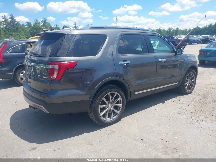 Vin: 1fm5k8fh7gga54839, lot: 45869726, ford explorer limited 20164