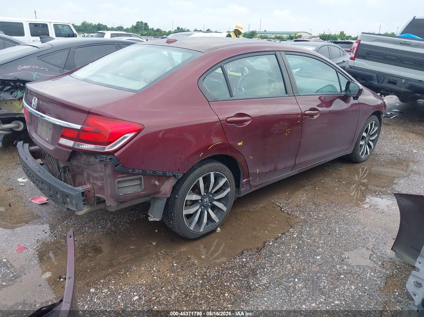 2015 HONDA CIVIC auction photo 4