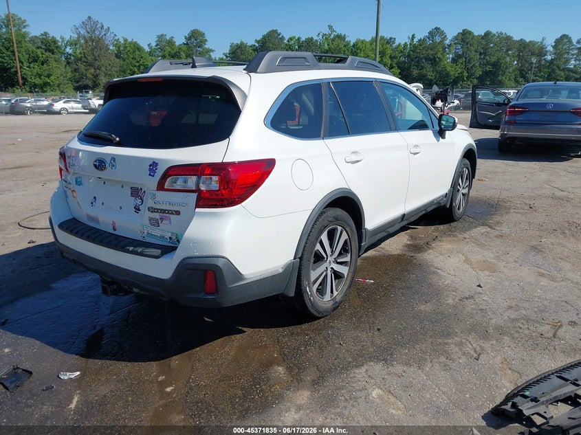 Vin: 4s4bsanc2j3314871, lot: 45869821, subaru outback 2.5i limited 20184