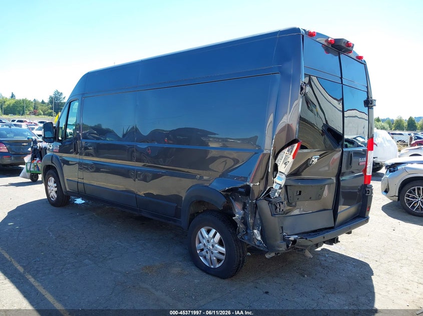 Vin: 3c6lrvdg1me540534, lot: 45869983, ram promaster 2500 high roof 159 wb 20213