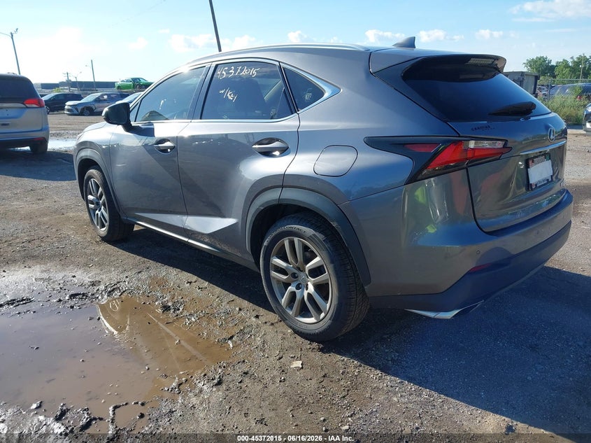 Vin: jtjyarbz2f2015108, lot: 45870001, lexus nx 200t 20153