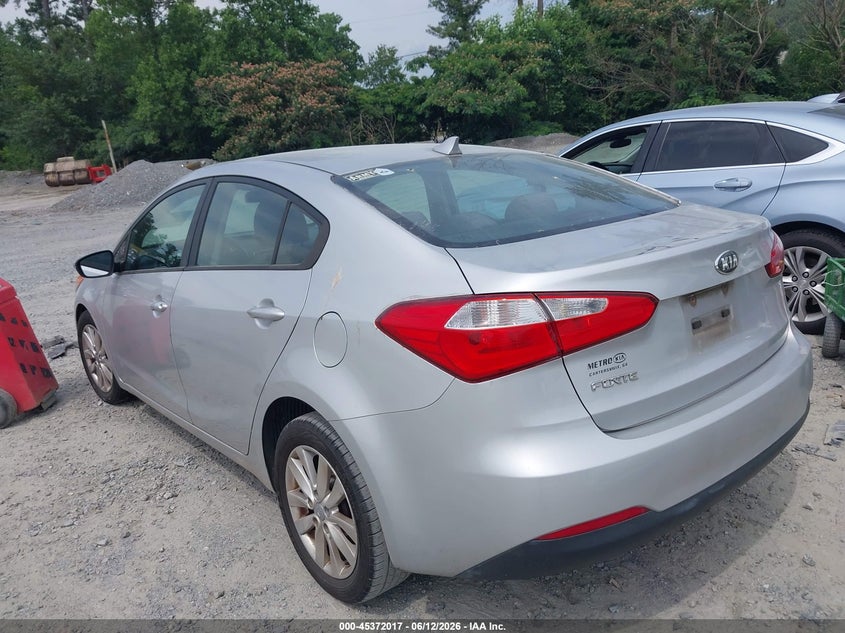Vin: knafx4a65g5446252, lot: 45870003, kia forte lx 20163