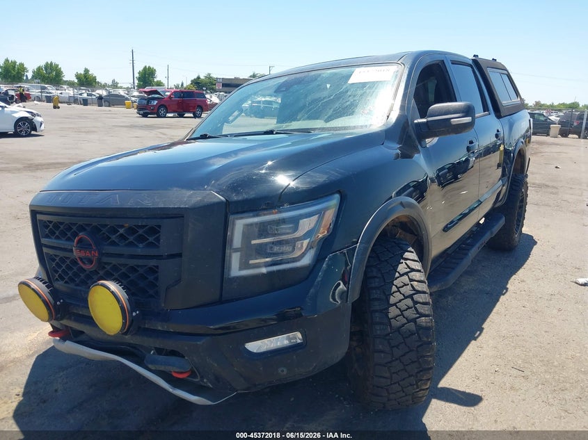 Vin: 1n6aa1ed9rn114997, lot: 45870004, nissan titan pro-4x 4x4 20242