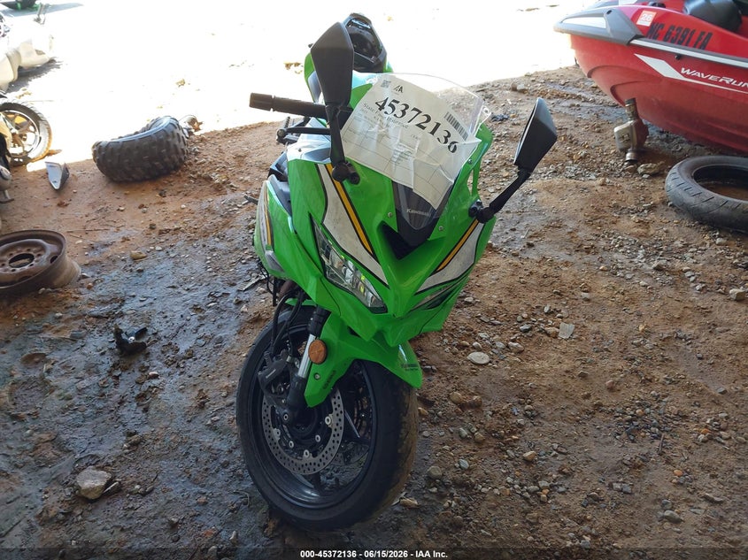 2025 Kawasaki Zx400 S VIN: ML5ZXCS16SDA42630 Lot: 45372136