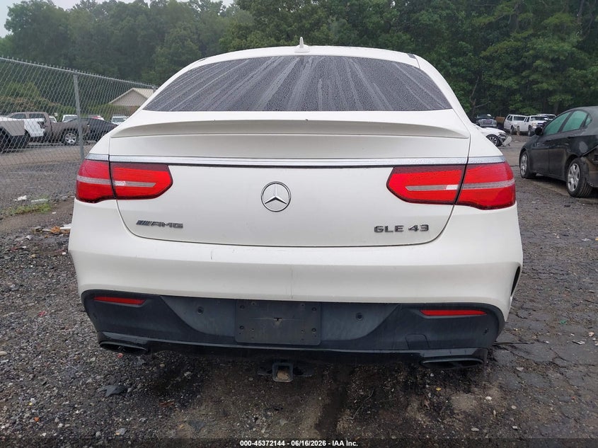 2019 Mercedes-Benz Amg Gle 43 Coupe 4Matic VIN: 4JGED6EB6KA129487 Lot: 45372144