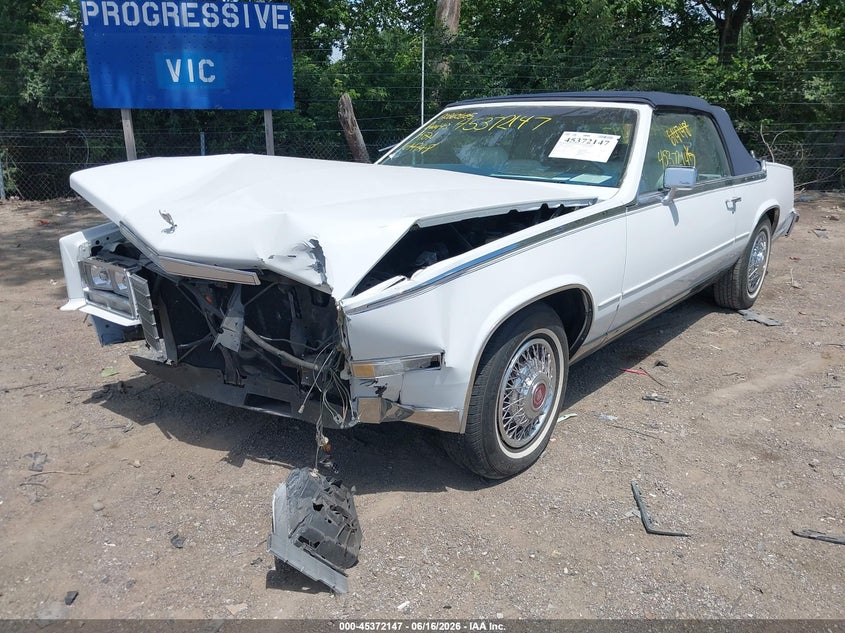 1984 CADILLAC ELDORADO CABRIO 4.1L V8 FI OHV F