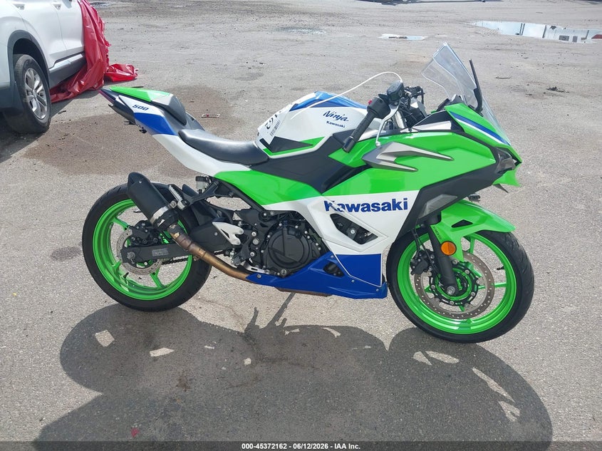 2024 Kawasaki Ex500 A/B VIN: ML5EXGJ18RDA20906 Lot: 45372162