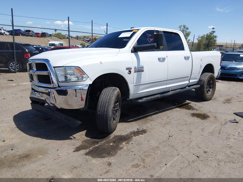 Vin: 3c6tr5dt8jg216090, lot: 45870251, ram 2500 slt  4x4 6'4 box 20182