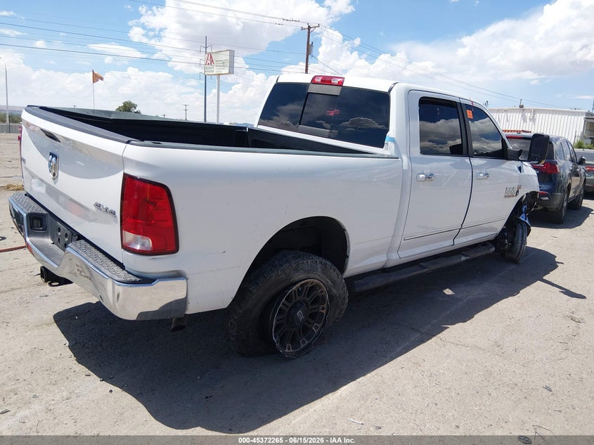 Vin: 3c6tr5dt8jg216090, lot: 45870251, ram 2500 slt  4x4 6'4 box 20184