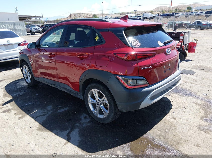 2022 HYUNDAI KONA auction photo 3