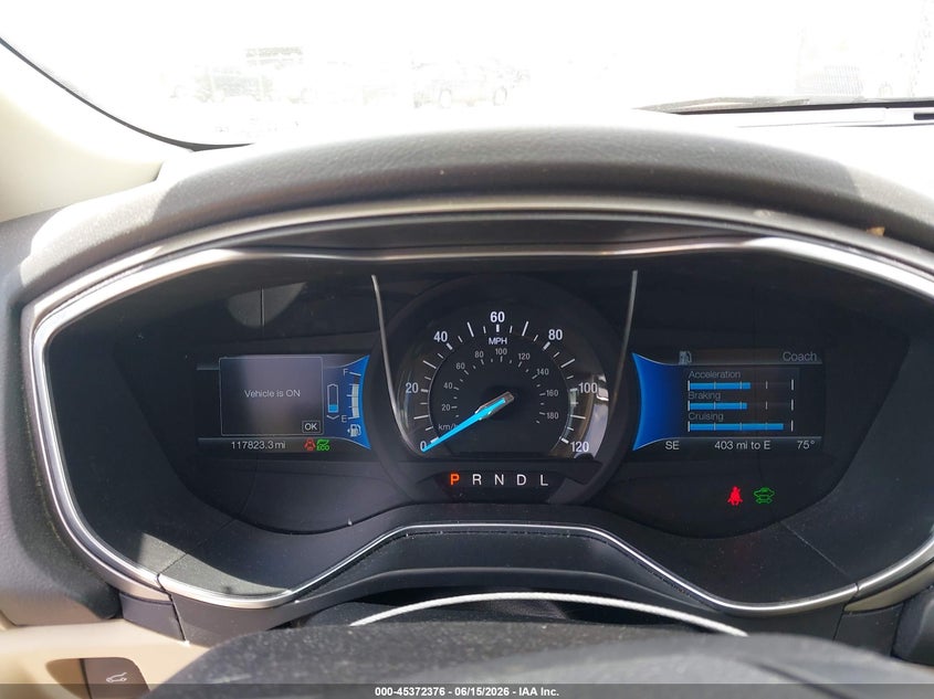 2016 FORD FUSION HYBRID auction photo 7