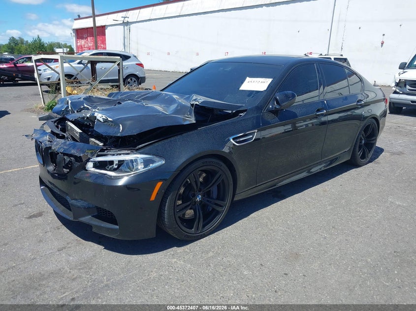 Vin: wbsfv9c55fd594490, lot: 45870393, bmw m5 20152