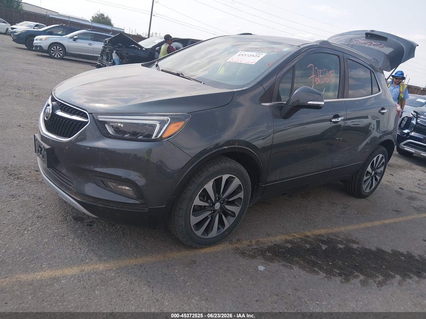 Vin: kl4cjgsb5hb026251, lot: 45870511, buick encore essence 20172