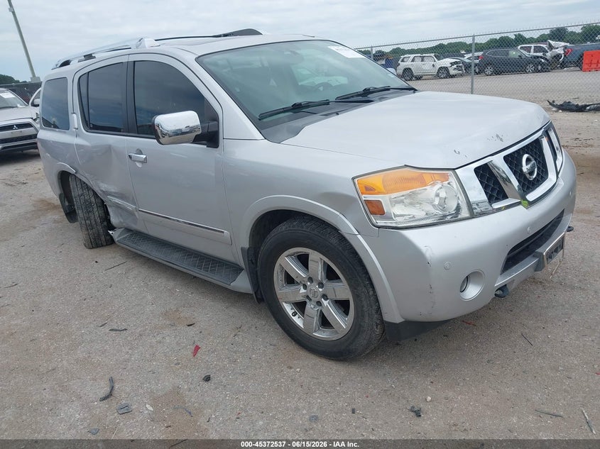 Vin: 5n1ba0nfxdn605103, lot: 45870523, nissan armada platinum 20131