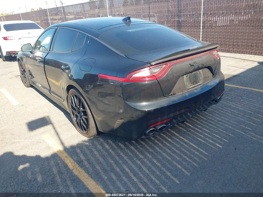 Vin: knae45lc9l6076201, lot: 45870607, kia stinger gt1 20203
