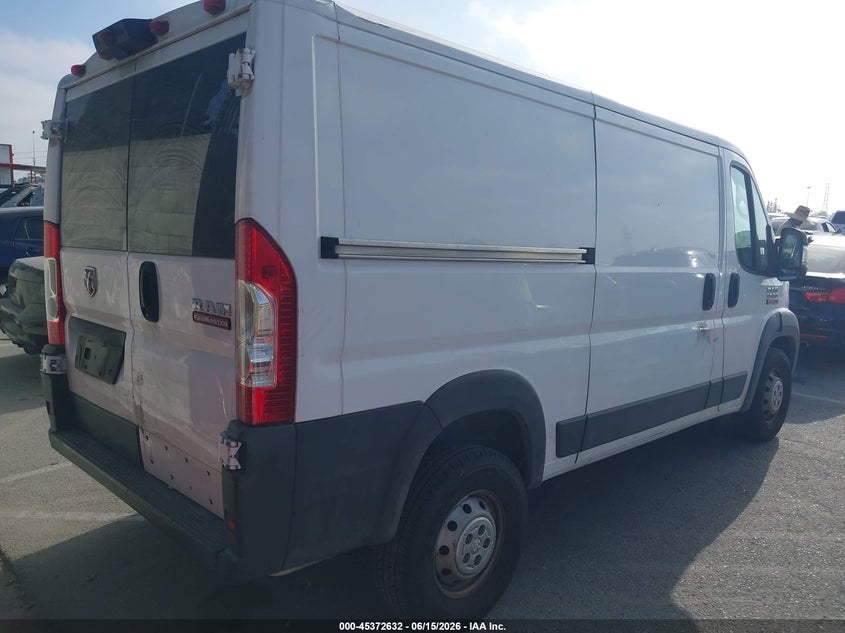 Vin: 3c6trvbg8ke556438, lot: 45870618, ram promaster 1500 20194