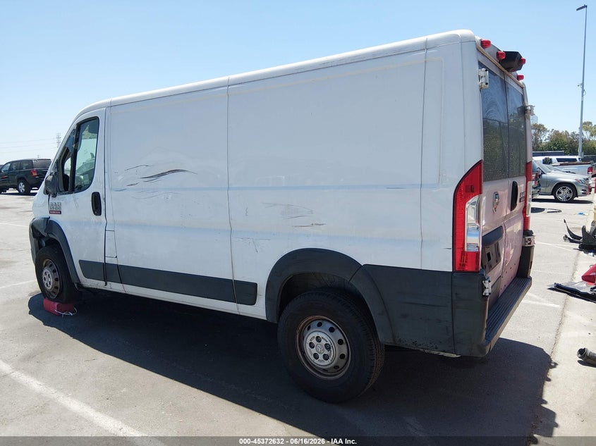 Vin: 3c6trvbg8ke556438, lot: 45870618, ram promaster 1500 20193