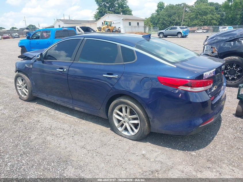 Vin: 5xxgt4l30hg177516, lot: 45870713, kia optima lx 20173
