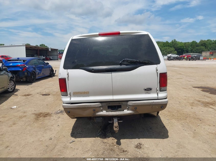 2003 Ford Excursion Eddie Bauer VIN: 1FMSU45F03EA35691 Lot: 45372785