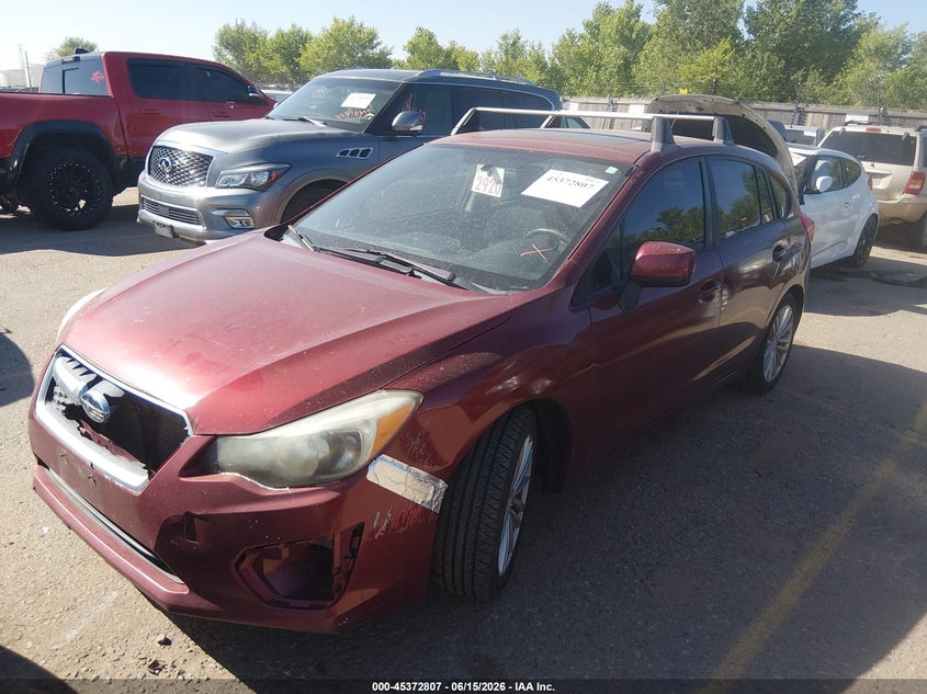 2012 SUBARU IMPREZA auction photo 2