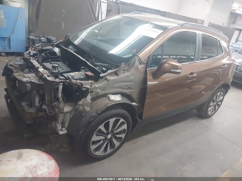 Vin: kl4cjcsb7hb073631, lot: 45870797, buick encore essence 20172