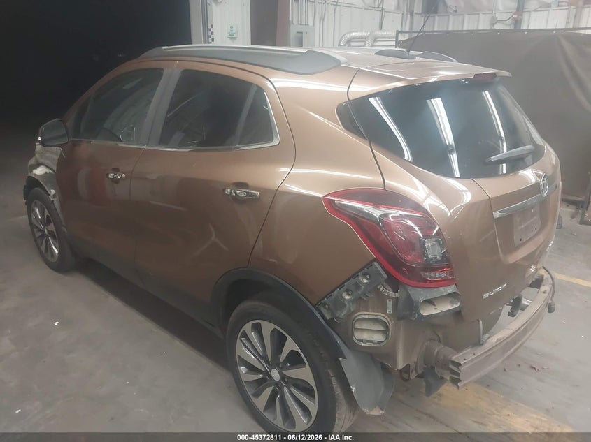 Vin: kl4cjcsb7hb073631, lot: 45870797, buick encore essence 20173