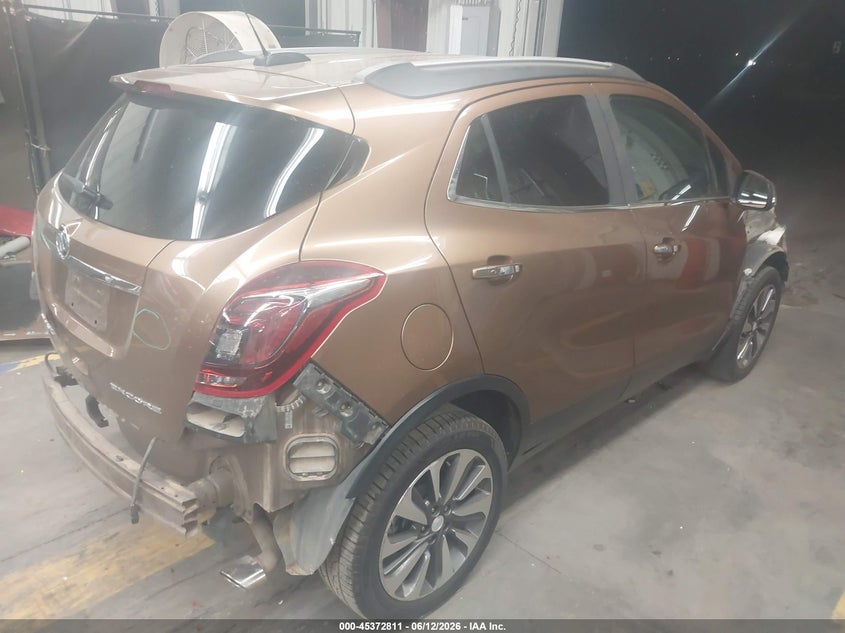 Vin: kl4cjcsb7hb073631, lot: 45870797, buick encore essence 20174