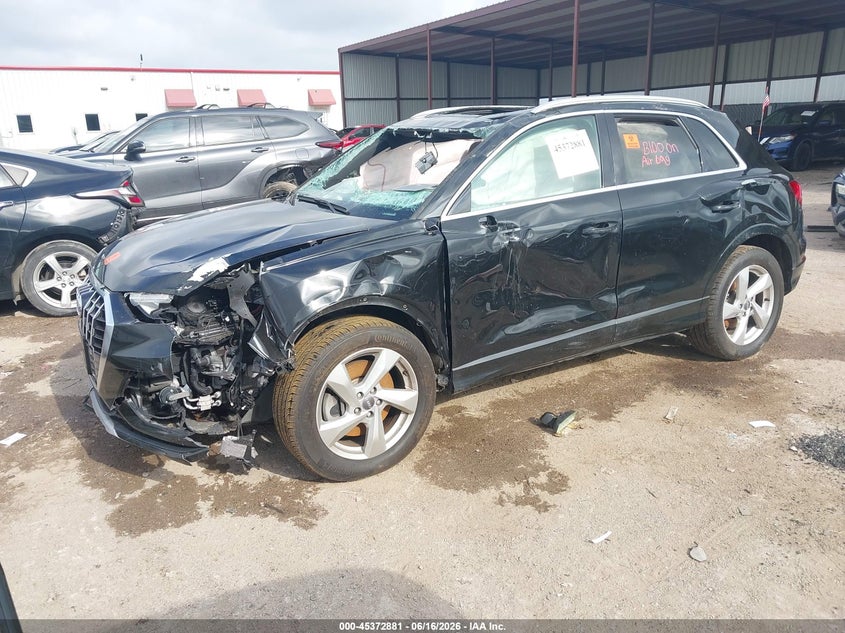 Vin: wa1aecf39l1028204, lot: 45870867, audi q3 premium 45 tfsi quattro tiptronic 20202