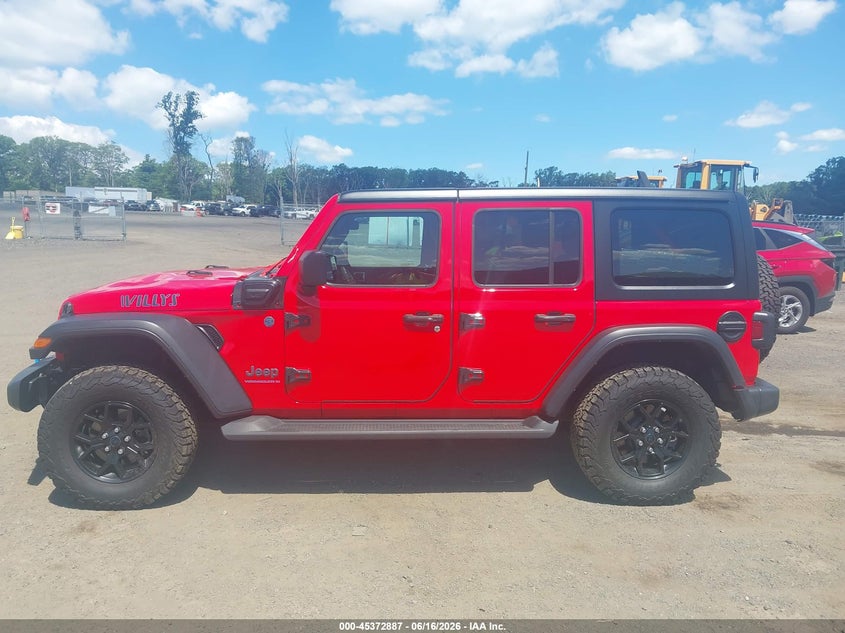 2024 Jeep Wrangler 4Xe Willys 4Xe VIN: 1C4RJXN63RW161253 Lot: 45372887