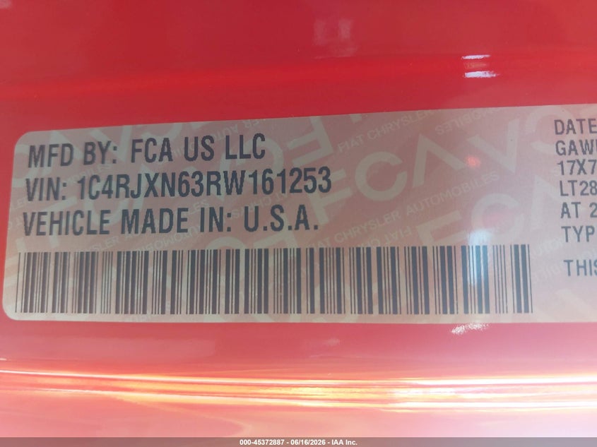 2024 Jeep Wrangler 4Xe Willys 4Xe VIN: 1C4RJXN63RW161253 Lot: 45372887