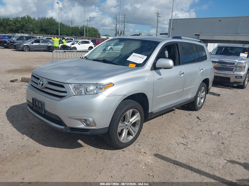 Vin: 5tdyk3eh1bs041119, lot: 45870940, toyota highlander limited v6 20112