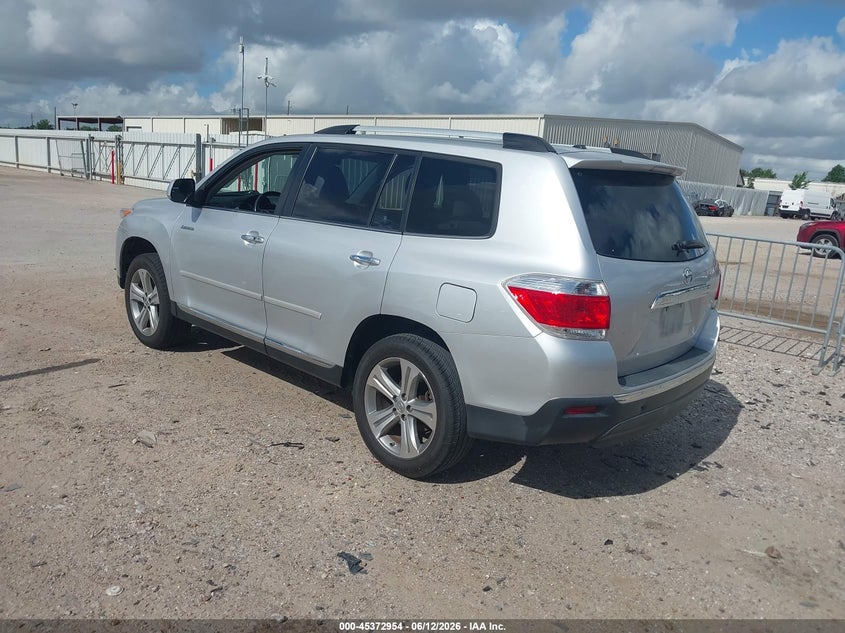 Vin: 5tdyk3eh1bs041119, lot: 45870940, toyota highlander limited v6 20113